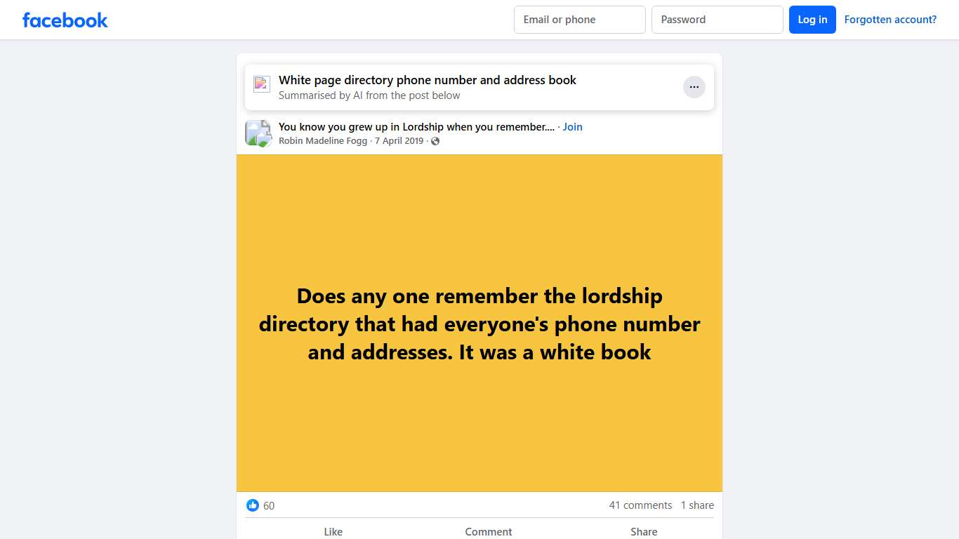 You know you grew up in Lordship when you remember.... | Does any one remember the lordship directory that had everyone's phone number and addresses | Facebook
